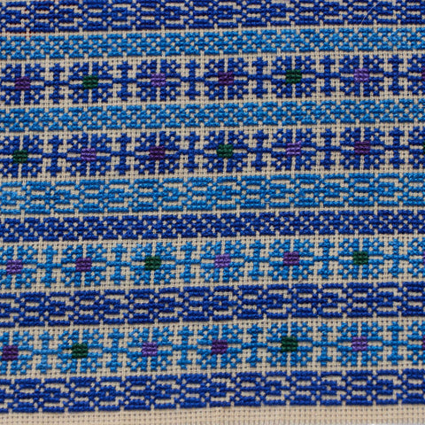 Square Tray- Blue Knots
