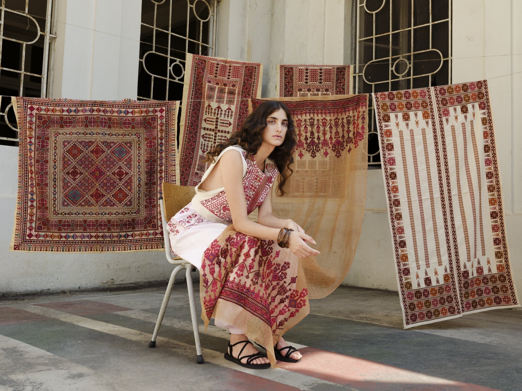 The Road to Ramallah: Ahmed Amer on Memory, Movement and Palestinian Embroidery