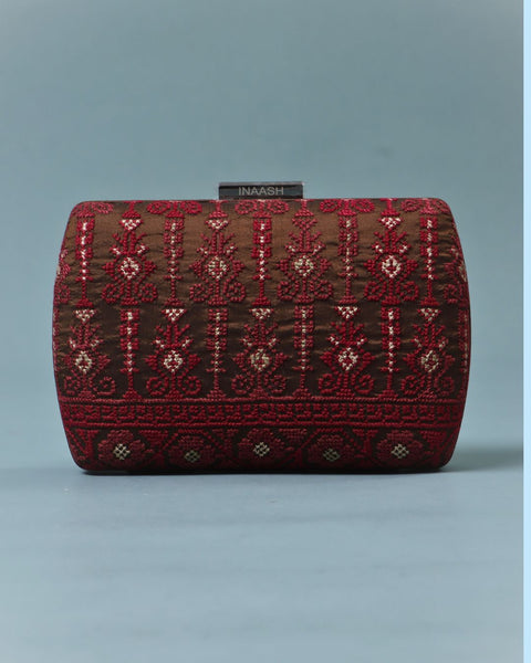 Flat Silk Clutch-Natrat Yafa | تطريز نترات يافا