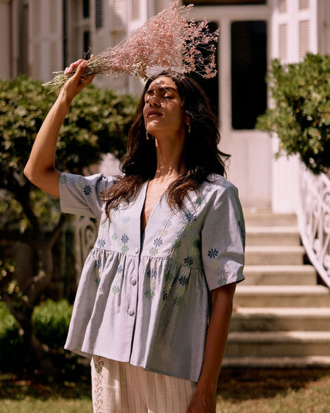 Apples of Bethlehem Blouse | تفاح بيت لحم
