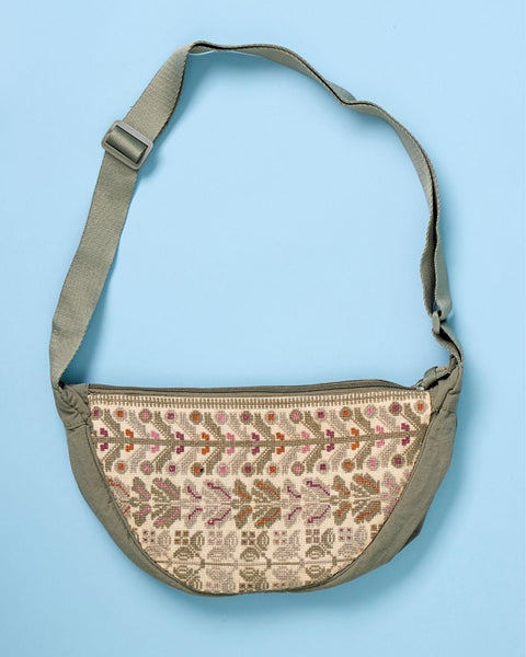 Grey Banana Bag