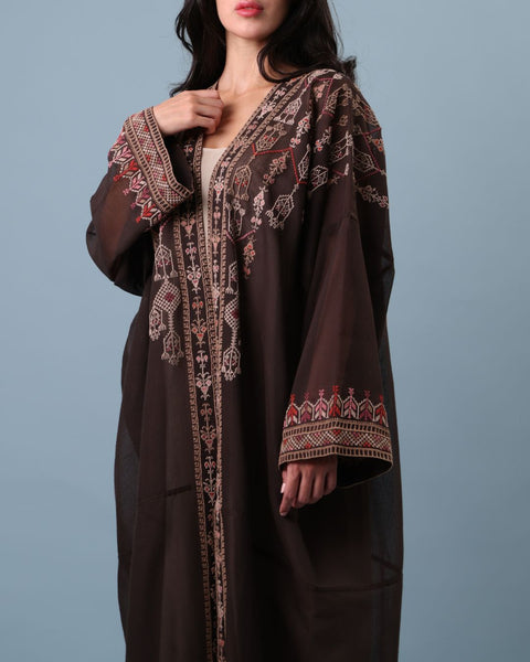 Long Sleeve Beaded Najaf Abaya- Hijabat of Yafa | حجابات يافا