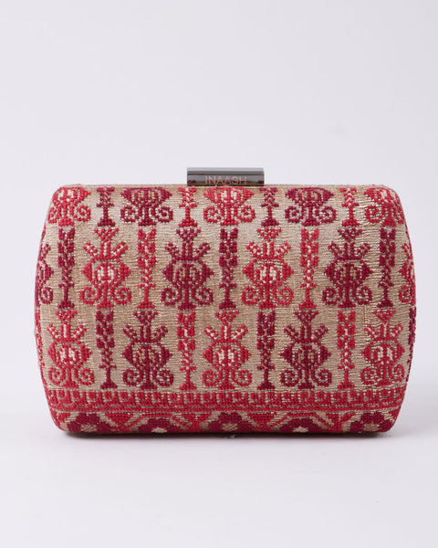 Flat Silk Clutch-Yafa | تطريز نترات يافا