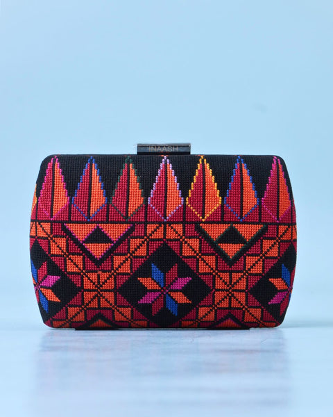 Flat Canvas Clutch Cypress of Ramallah | سرو رام الله