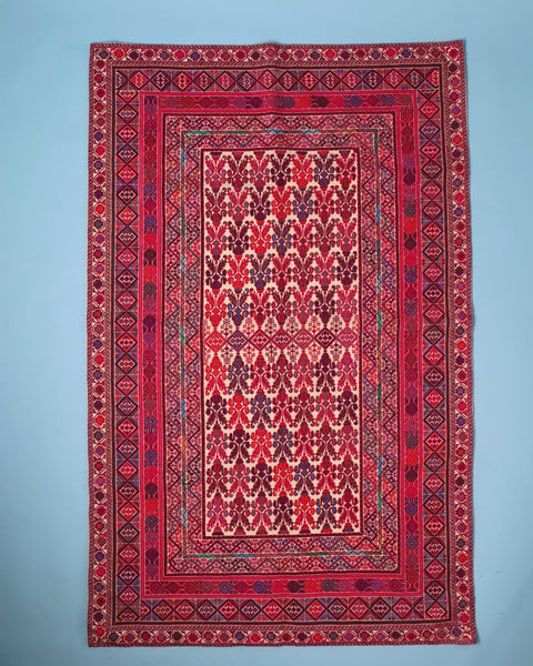 Kohl Holder With Roses Large Wall Panel from Jaffa |حامل الكحل مع الورود لوحة جدارية كبيرة من يافا