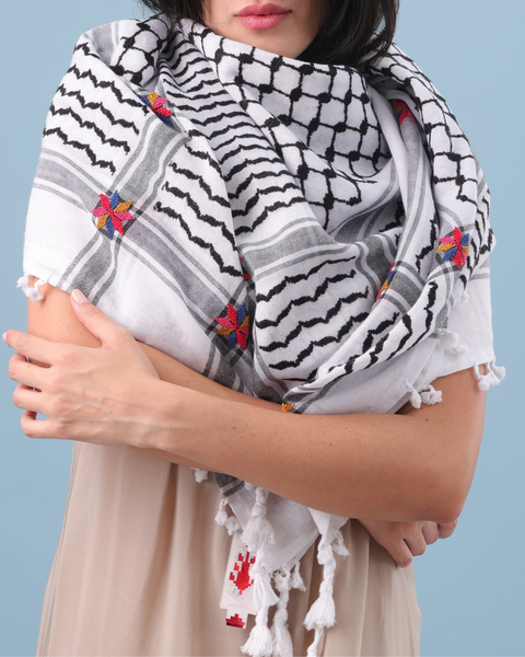 Keffiyeh Bethlehem Stars | نجوم بيت لحم