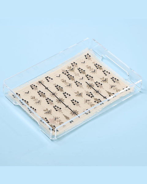 Small Rectangle Tray-Cypress of Gaza | سرو غزة