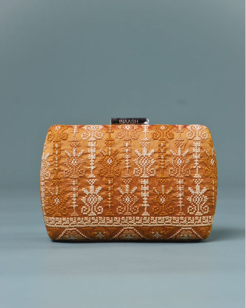 Flat Silk Clutch-Natrat Yafa | تطريز نترات يافا