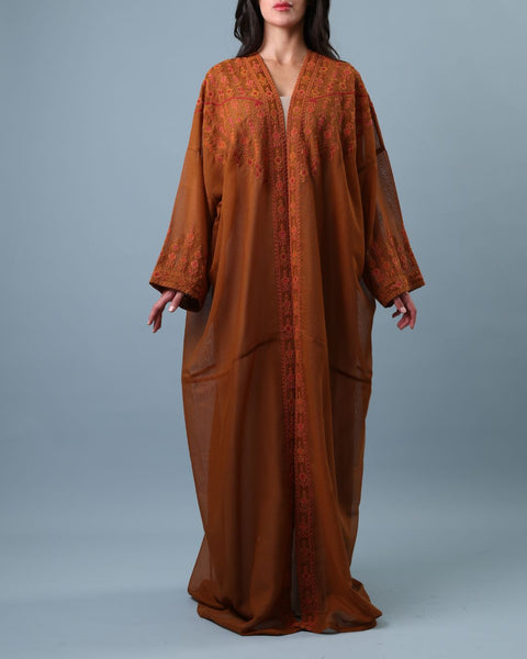 Long Sleeve Najaf Abaya-Ward Rumi Ramallah | زهور رومي رام الله