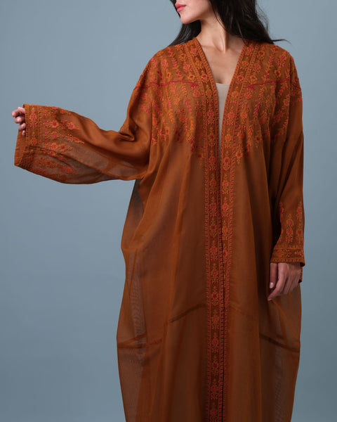 Long Sleeve Najaf Abaya-Ward Rumi Ramallah | زهور رومي رام الله
