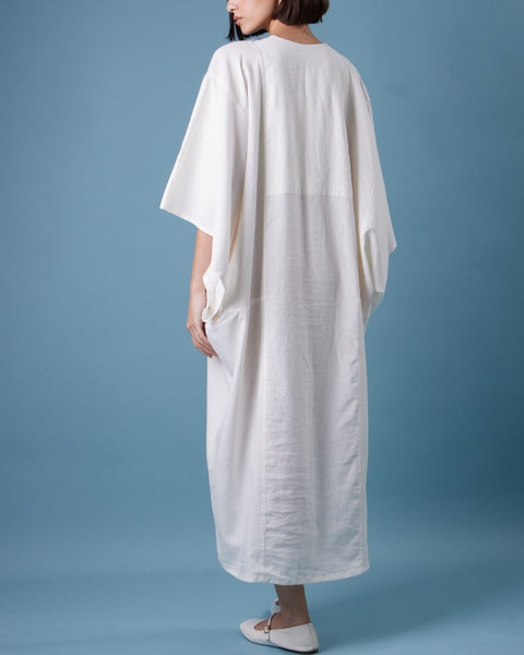 Blue Butterfly Caftan Multiple Embroidery | التطريز المتعدد