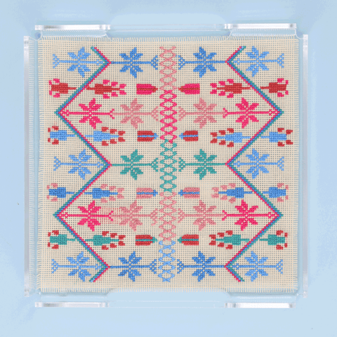 Square Tray- Cypress of Gaza | سرو غزة
