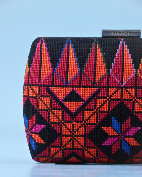 Flat Canvas Clutch Cypress of Ramallah | سرو رام الله