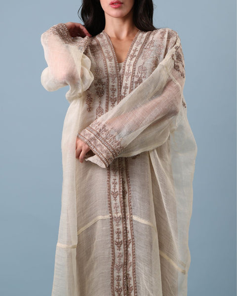 Long Sleeve Beaded Najaf Abaya- Hijabat of Yafa | حجابات يافا