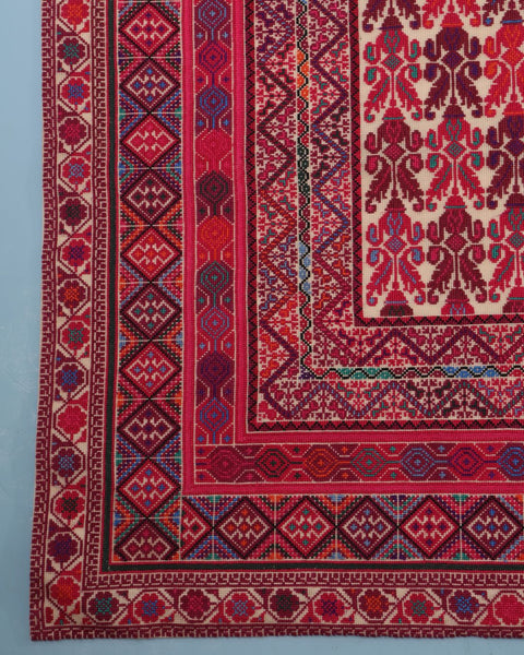 Kohl Holder With Roses Large Wall Panel from Jaffa |حامل الكحل مع الورود لوحة جدارية كبيرة من يافا