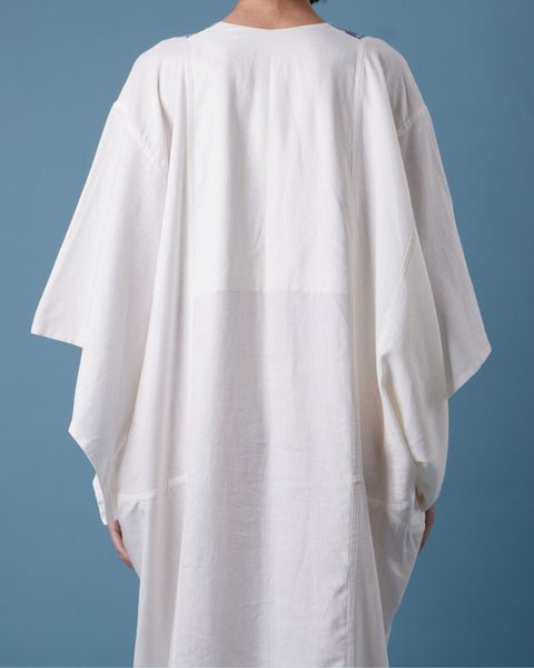 Blue Butterfly Caftan Multiple Embroidery | التطريز المتعدد