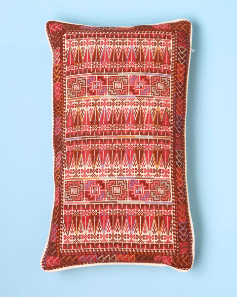 Brown Cushion Rectangle Cypress Tree & Amulets | سرو وحجابات