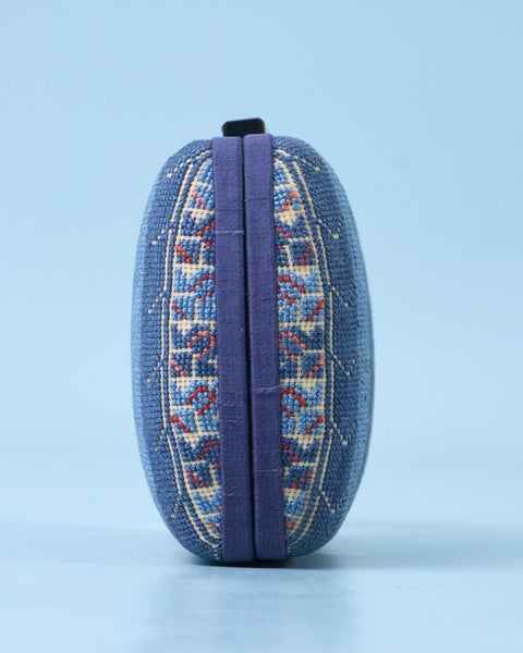 Flat Canvas Clutch- Ward Rumi Ramallah | ورد رومي رام الله