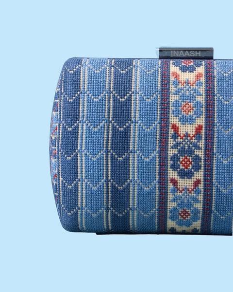 Flat Canvas Clutch- Ward Rumi Ramallah | ورد رومي رام الله