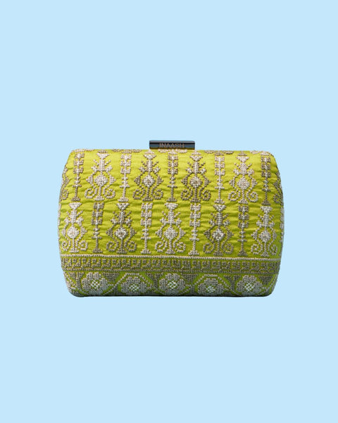 Flat Silk Clutch-Natrat Yafa | تطريز نترات يافا