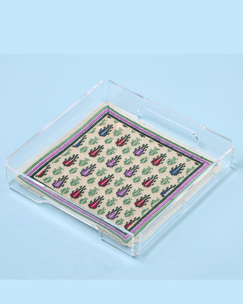 Square Tray- Cypress of Palestine | سرو فلسطين