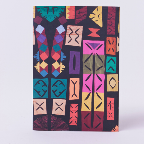 Printed Embroidery Notebook-Patchwork | مرقع