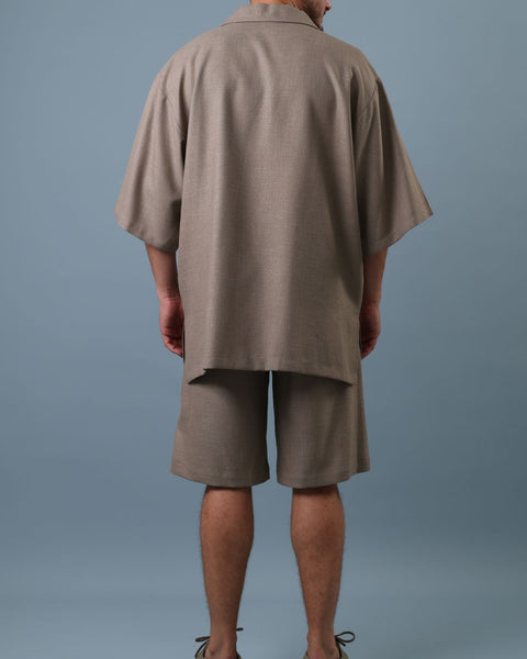 Grey Meshwar Set- Palm Tree | شجرة النخيل