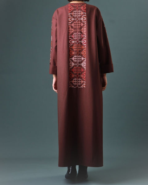 Collarless Abaya from Al Khalil | الخليل