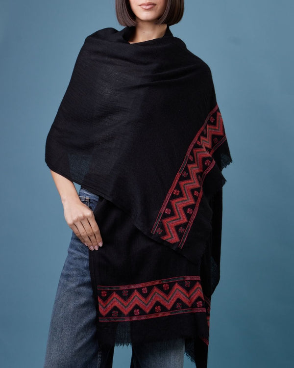 Silk Merino Shawl