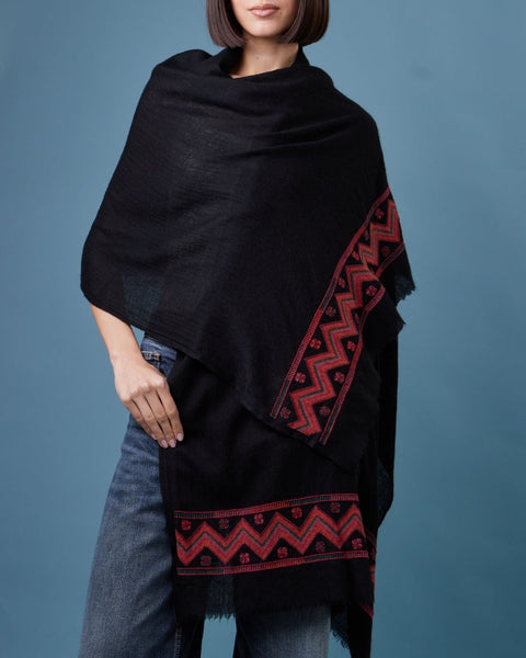 Silk Merino Shawl