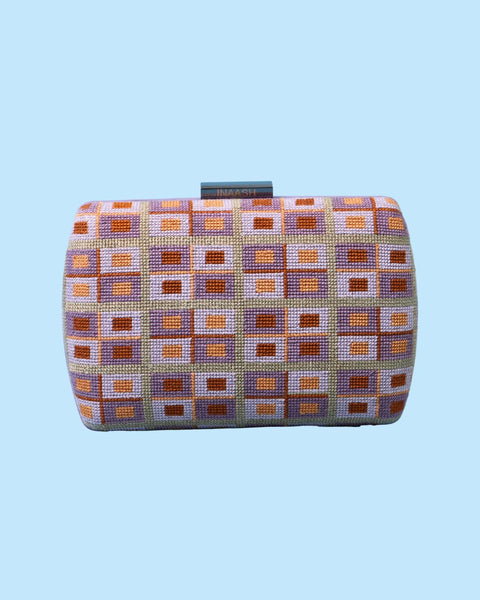 Flat Canvas Clutch-Windows of Palestine