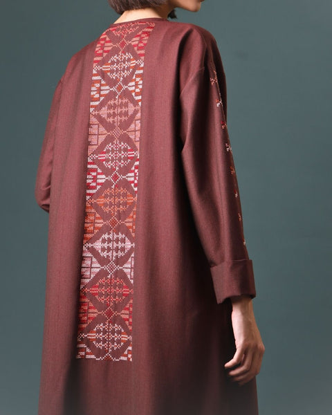 Collarless Abaya from Al Khalil | الخليل
