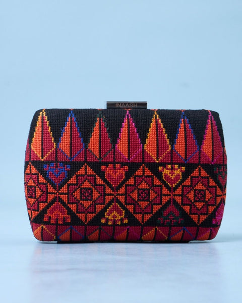 Flat Canvas Clutch- Bald Cyrpess of Hebron | سرو الخليل الأصلع