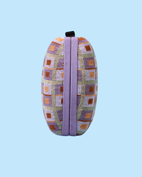 Flat Canvas Clutch-Windows of Palestine