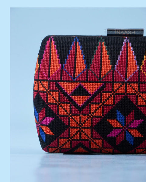 Flat Canvas Clutch- Bald Cyrpess of Hebron | سرو الخليل الأصلع