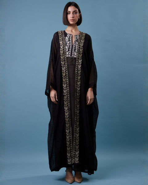 Yafa Linen Black Set - يافا