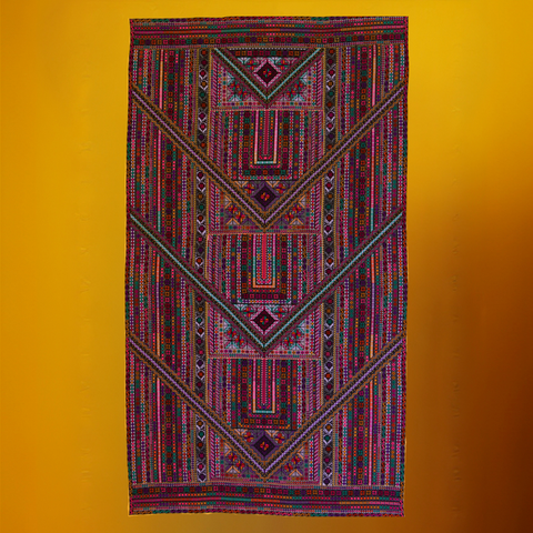 Bayt Sahour Embroidered Panel-Blue