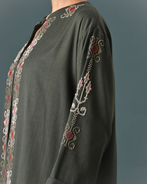 Collarless Abaya from Ramallah | رام الله