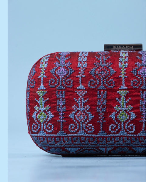 Box Silk Clutch- Natrat Yafa | نترات يافا