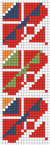 Al Hijabat, Zrar Ward / Hijabat Geometric Triangular Shapes, Flower Buttons | الحجابات، زرار ورد