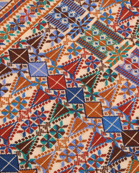 Pockets & Cypress Tree Large Wall Panel from Beit Dajan |لوحة جدارية كبيرة من شجرة السرو والجيب من بيت دجن