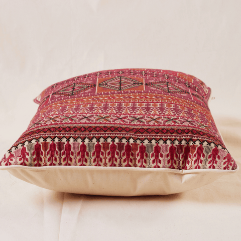 Canvas Cushion Rectangle Brown