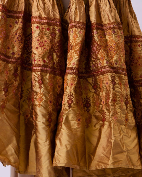 Silk Shawl Rumi Moon and Pendants and Beersheba - القمر والقلائد وبئر السبع