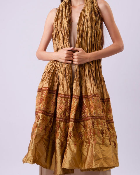 Silk Shawl Rumi Moon and Pendants and Beersheba - القمر والقلائد وبئر السبع