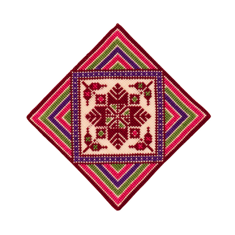 Coaster- Deep Red Leaves of Ramallah l أوراق رام الله
