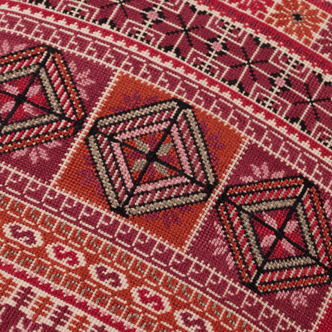 Canvas Cushion Rectangle Brown