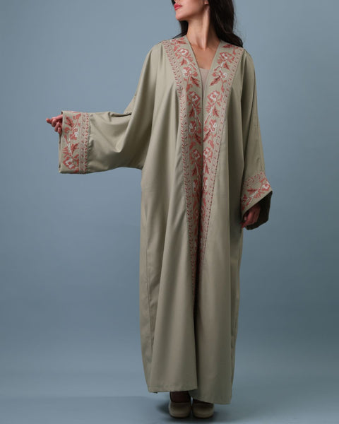 Dar Abaya- Flowers $ Border | إطار زهور