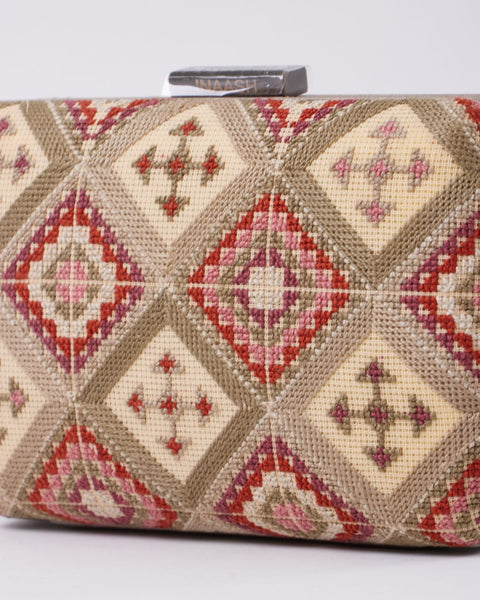 Flat Canvas Clutch Tahriri | تحريري