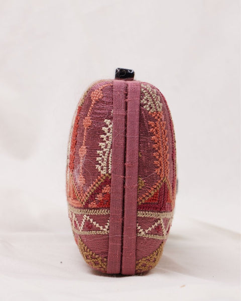 Flat Silk Clutch-Tiles of Galilee | بلاط الجليل
