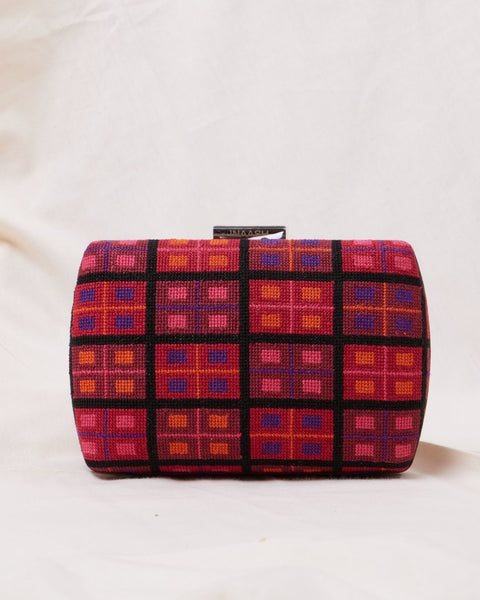 Flat Canvas Clutch-Windows of Palestine